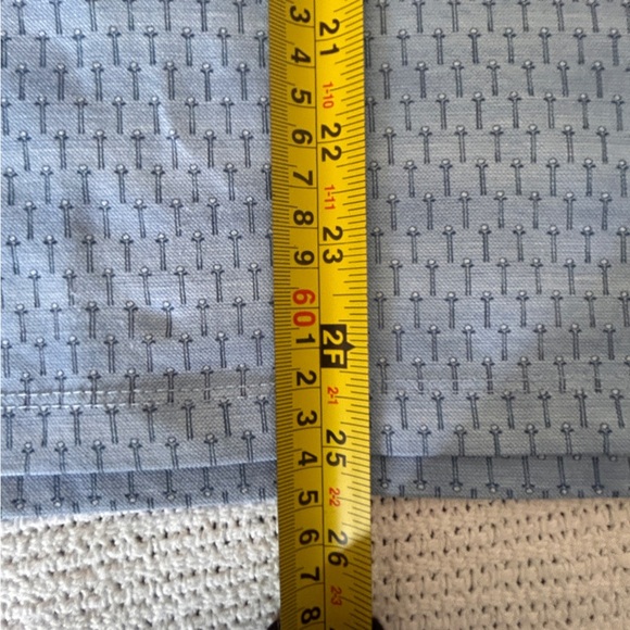 Kenneth Cole Men's Large Golf Polo Shirt Golf Tee all over Pattern Performance - Picture 7 of 10